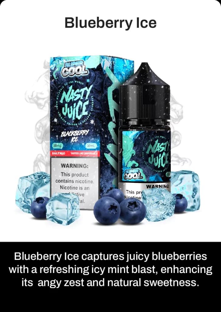 NASTY SUPER COOL 30ML – Blueberry Ice