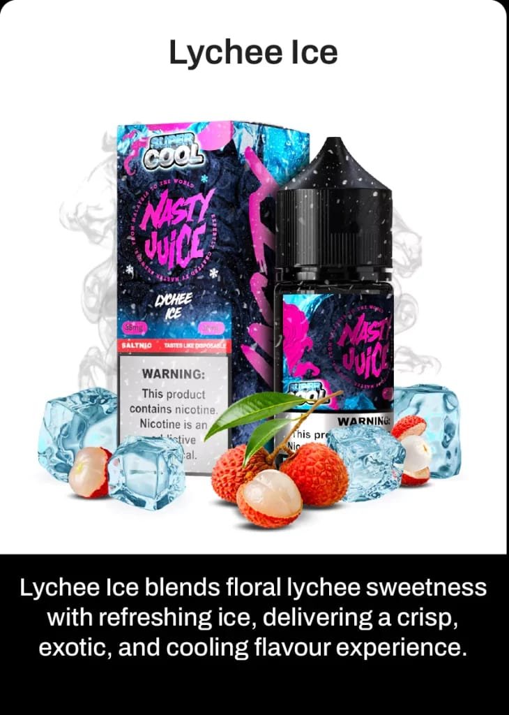 NASTY SUPER COOL 30ML – Lychee Ice