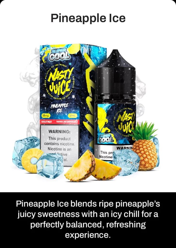 NASTY SUPER COOL 30ML – Pineapple Ice
