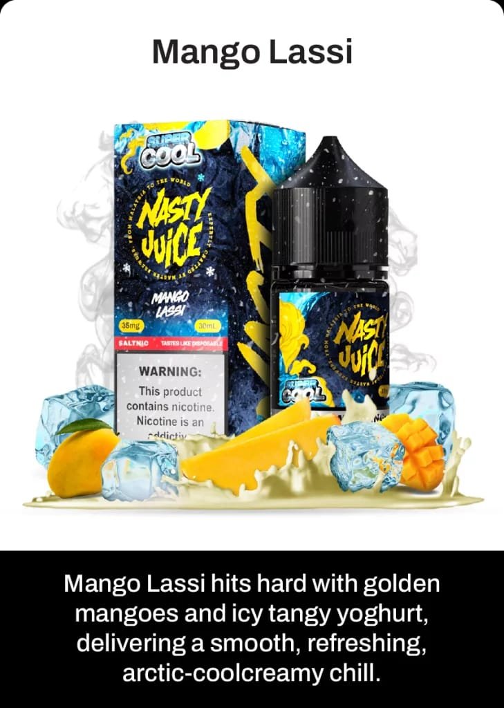 NASTY SUPER COOL 30ML - Mango Lassi